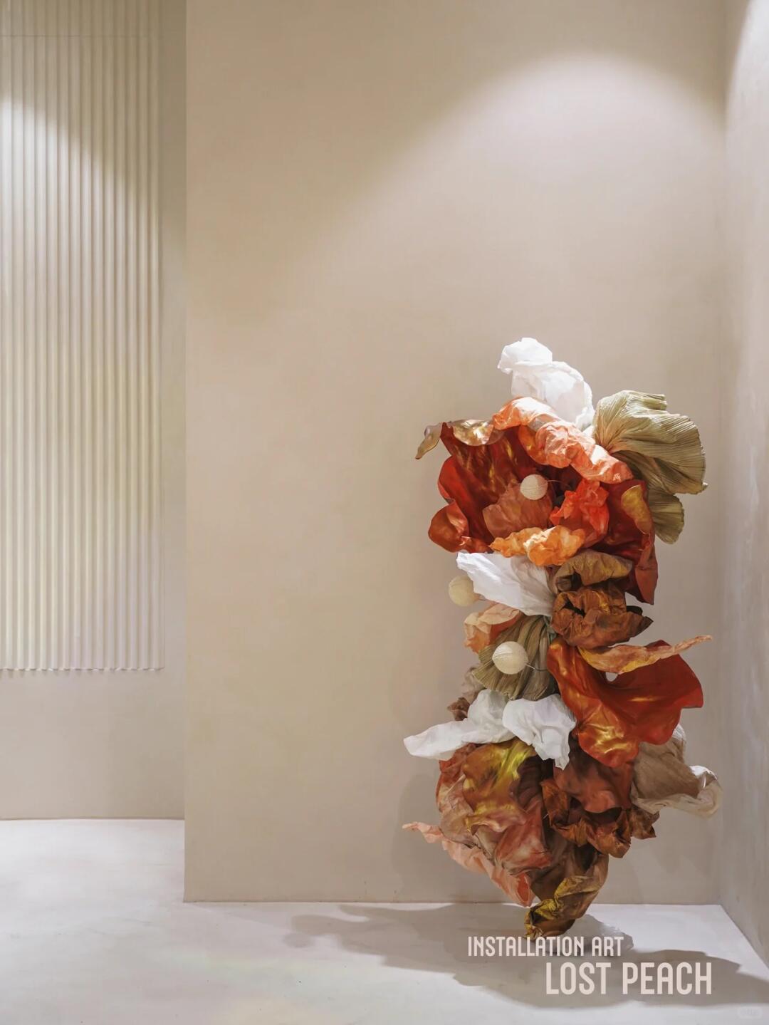 Layered Golden Petals || Grand Opening Art Installation for a Gym| Installation art lostpeach