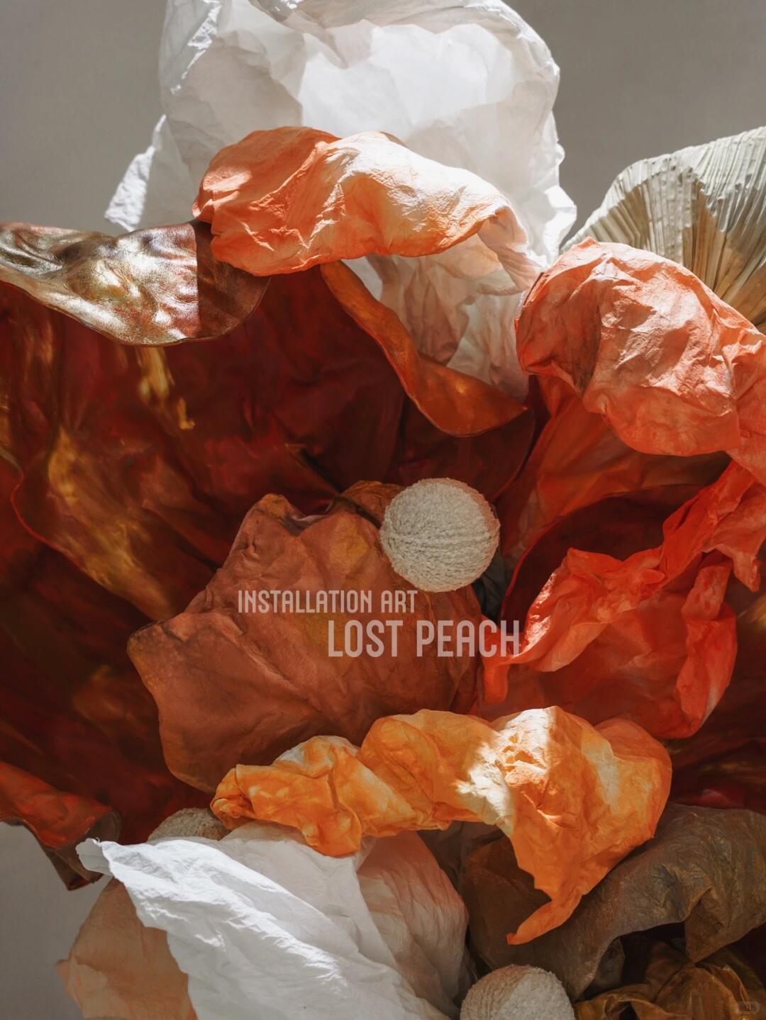 Layered Golden Petals || Grand Opening Art Installation for a Gym| Installation art lostpeach