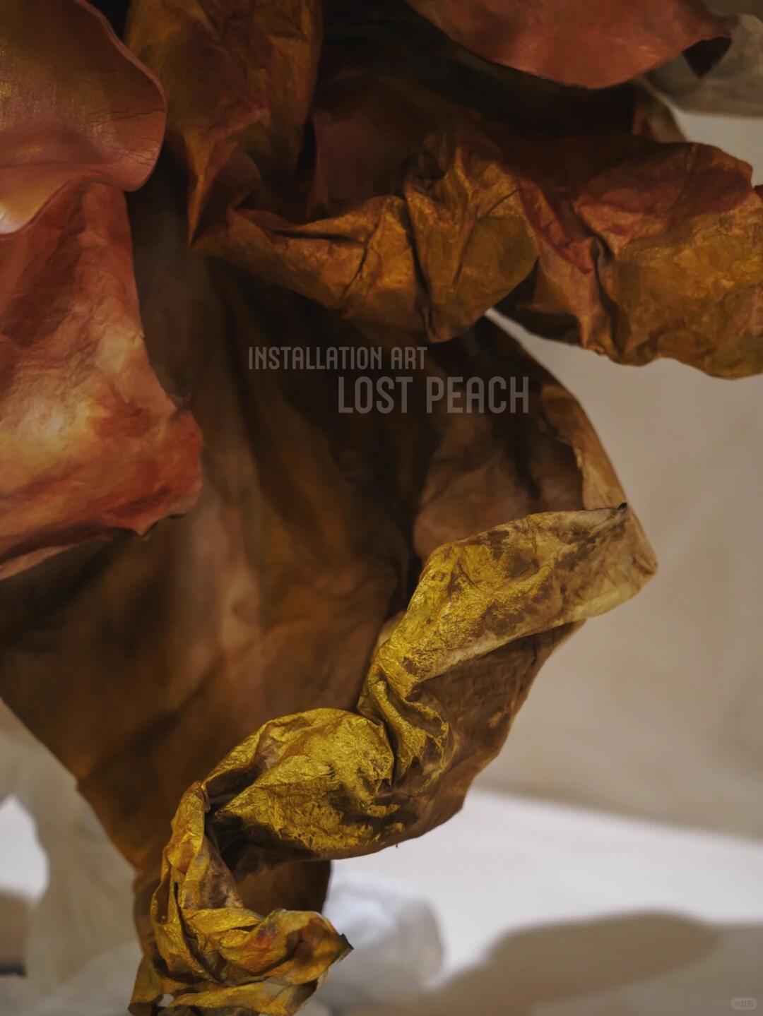Layered Golden Petals || Grand Opening Art Installation for a Gym| Installation art lostpeach