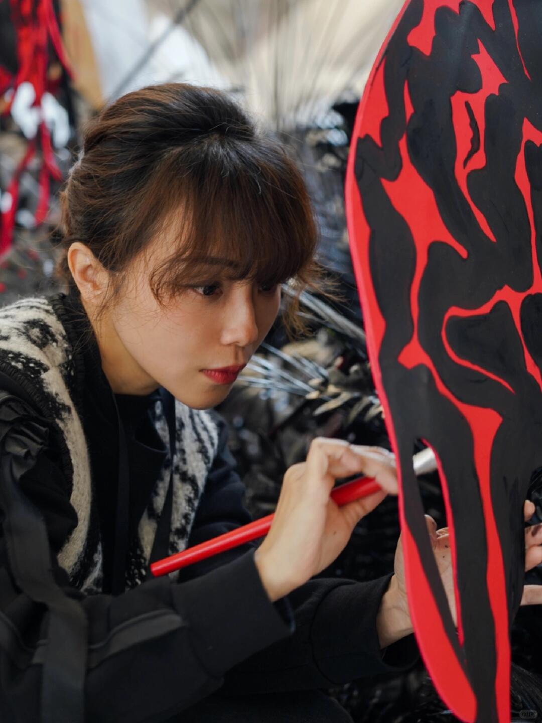 Shanghai Fashion Week Art Installation | Dancing Butterflies Amidst Blooms| Installation art lostpeach
