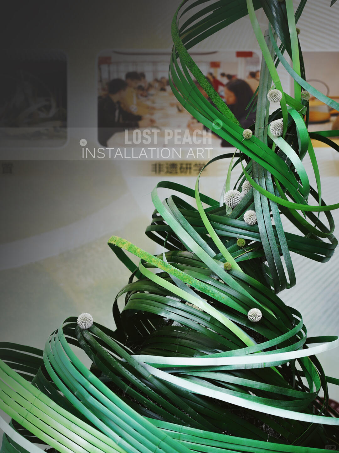 Green Wind || Bamboo Art Installation | The Art of Blending Green | Dragon Twister for the Dragon Boat Festival| Installation art lostpeach