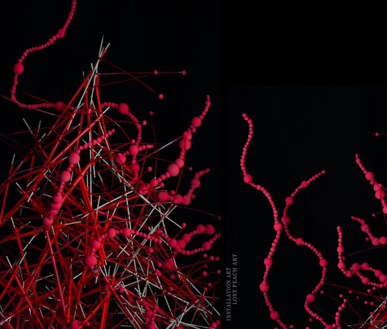 Window Commercial Display Installation Design | "Touch"| Installation art lostpeach