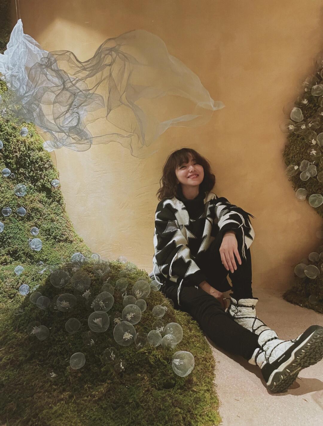Moss Art Installation New Arrangement | Little Spore‑like Spirits| Installation art lostpeach