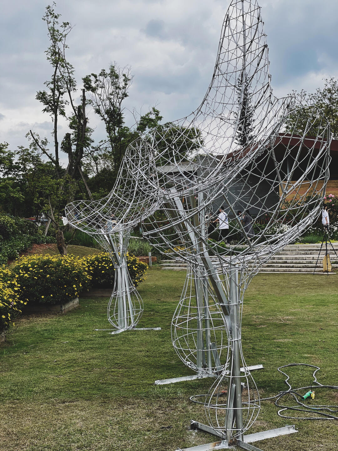 Floral Chengdu | Cross-Border Installation Art | Preparing the Floral Sculpture| Installation art lostpeach