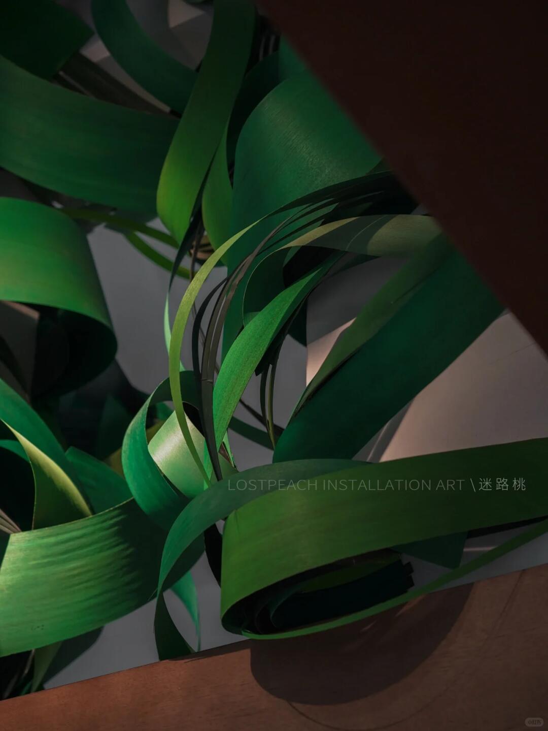 High-End Tea Room Art Installation / Sprouting at Dawn, Bamboo Art Installation| Installation art lostpeach