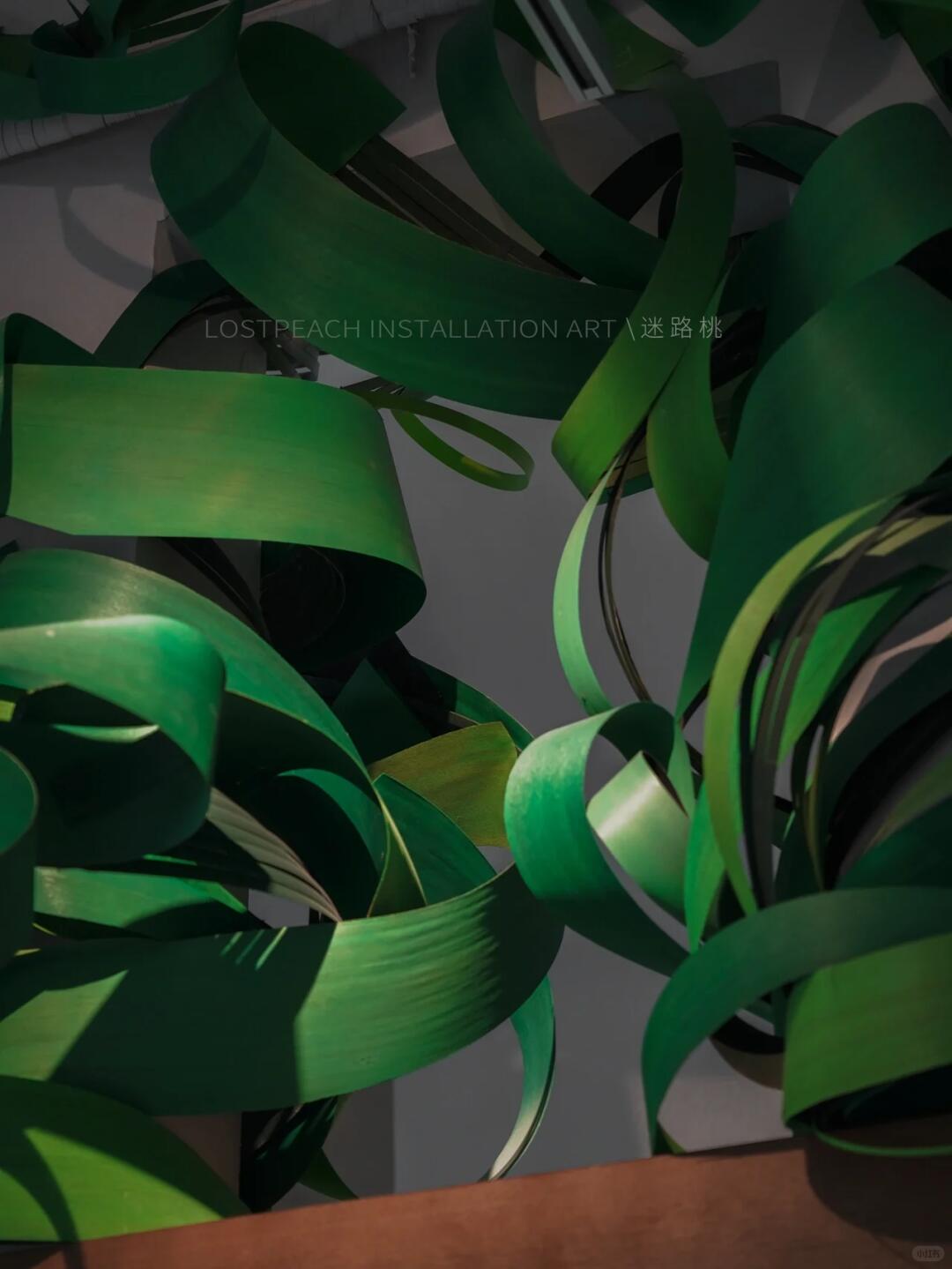 High-End Tea Room Art Installation / Sprouting at Dawn, Bamboo Art Installation| Installation art lostpeach