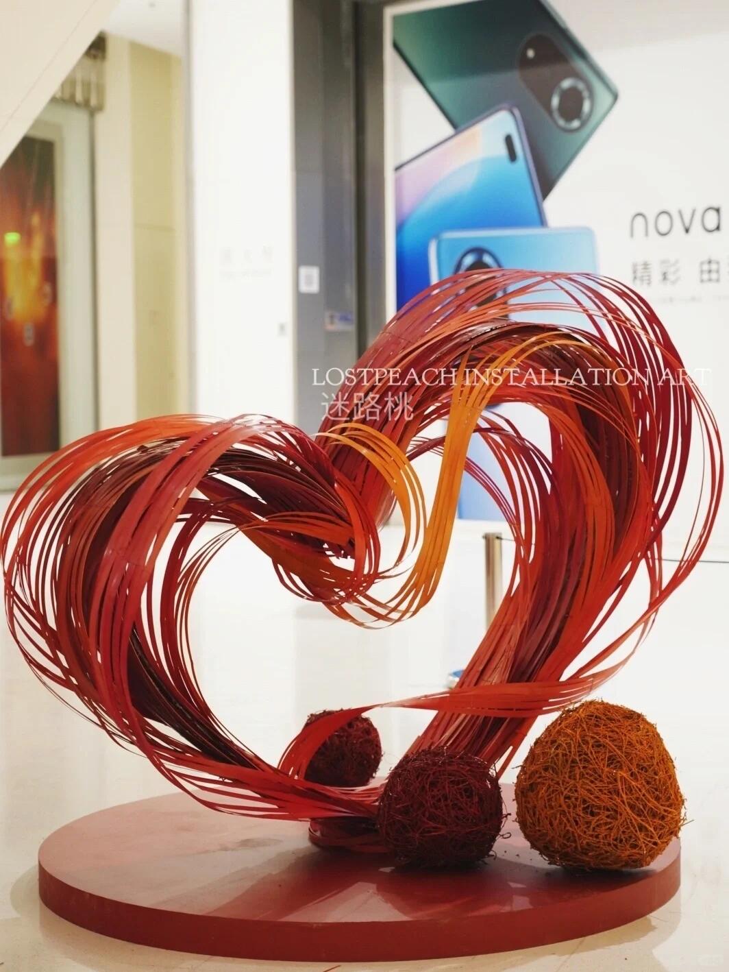 So Many Hearts, Come Take Photos | Installation On Display for Two Months| Installation art lostpeach