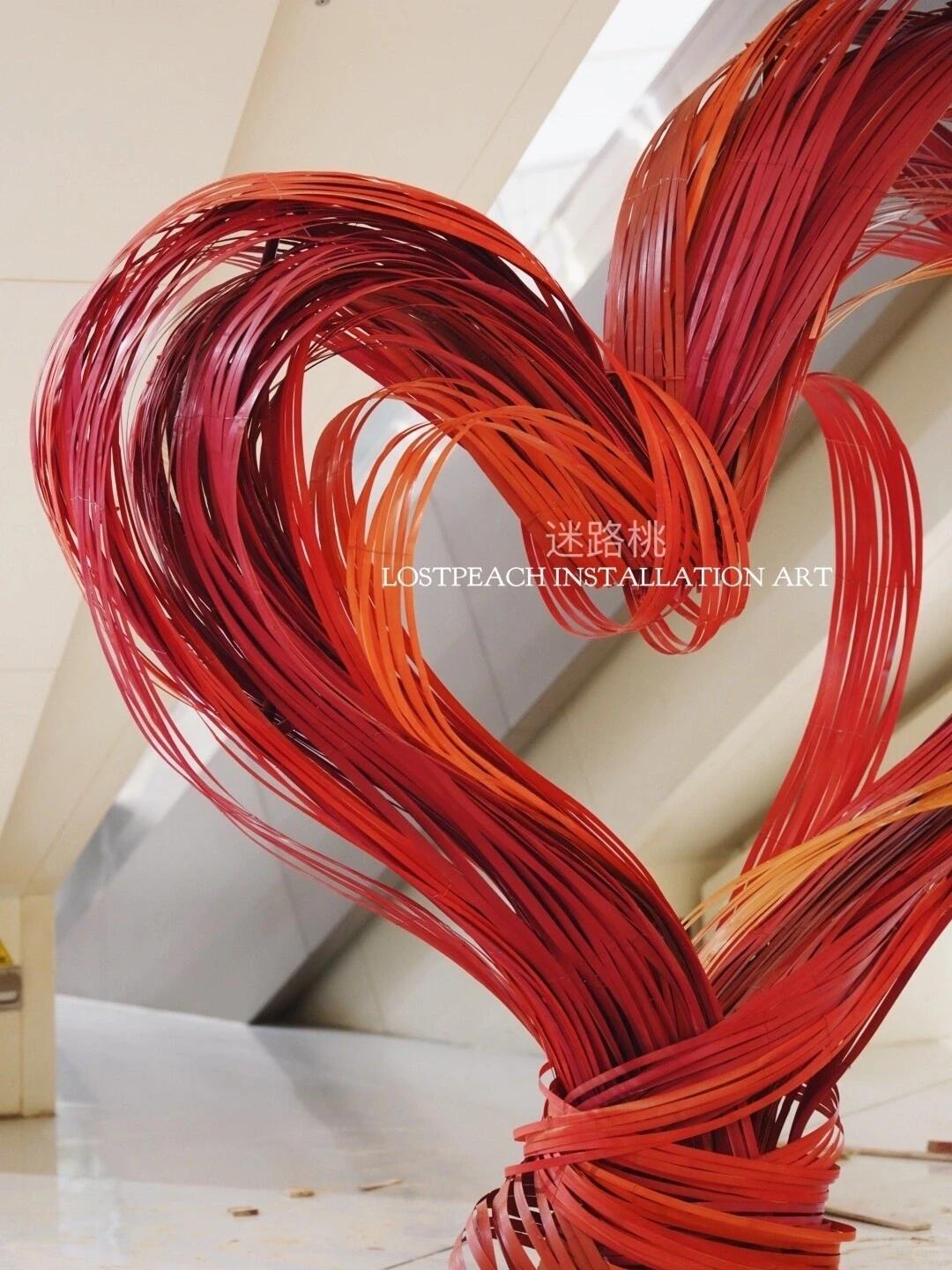 So Many Hearts, Come Take Photos | Installation On Display for Two Months| Installation art lostpeach
