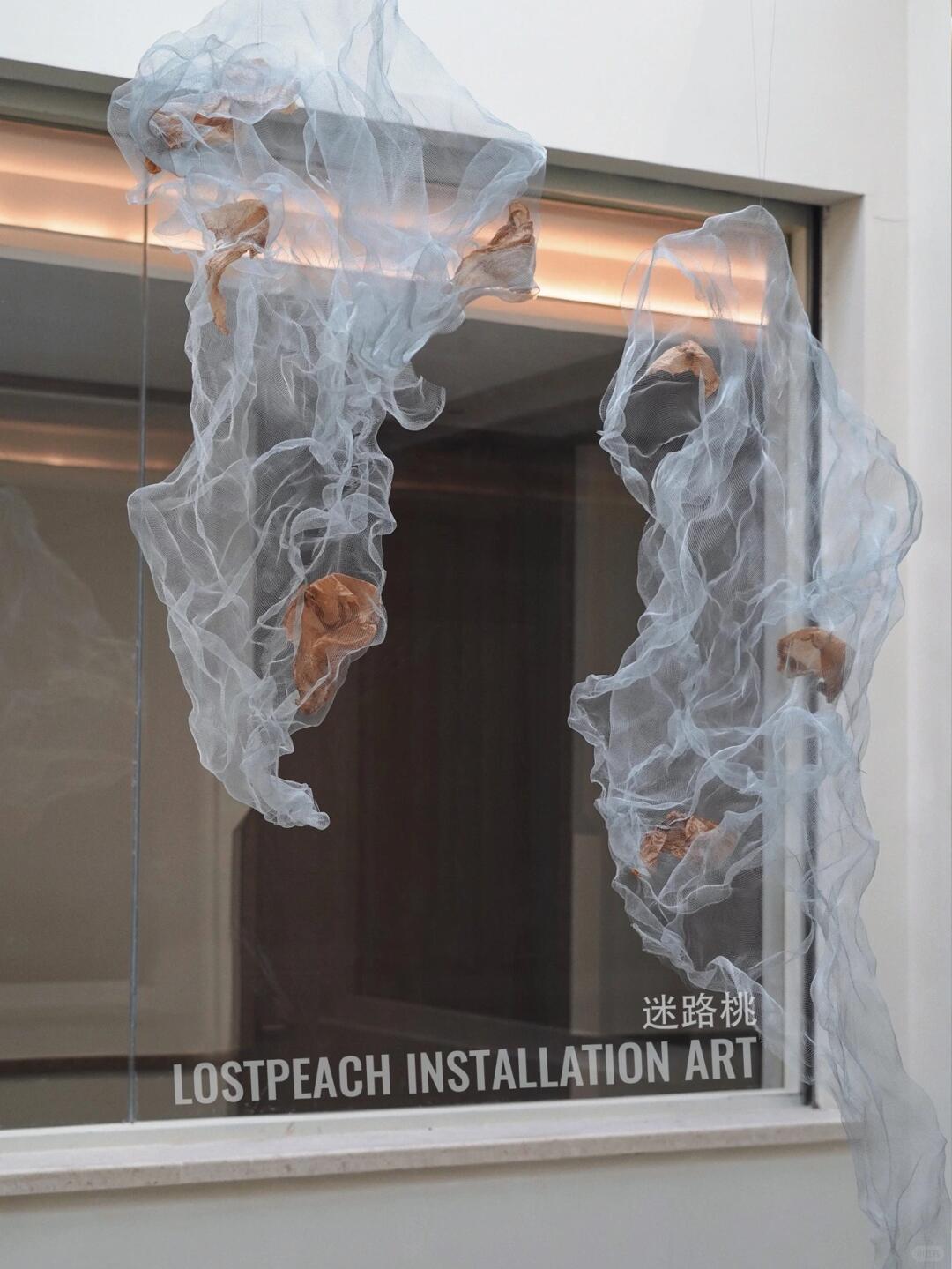 Ten Thousand Meters of Silk Thread, One Thousand Meters of Wooden Slices | Autumnal Ancient-Style Suspended Art Installation| Installation art lostpeach