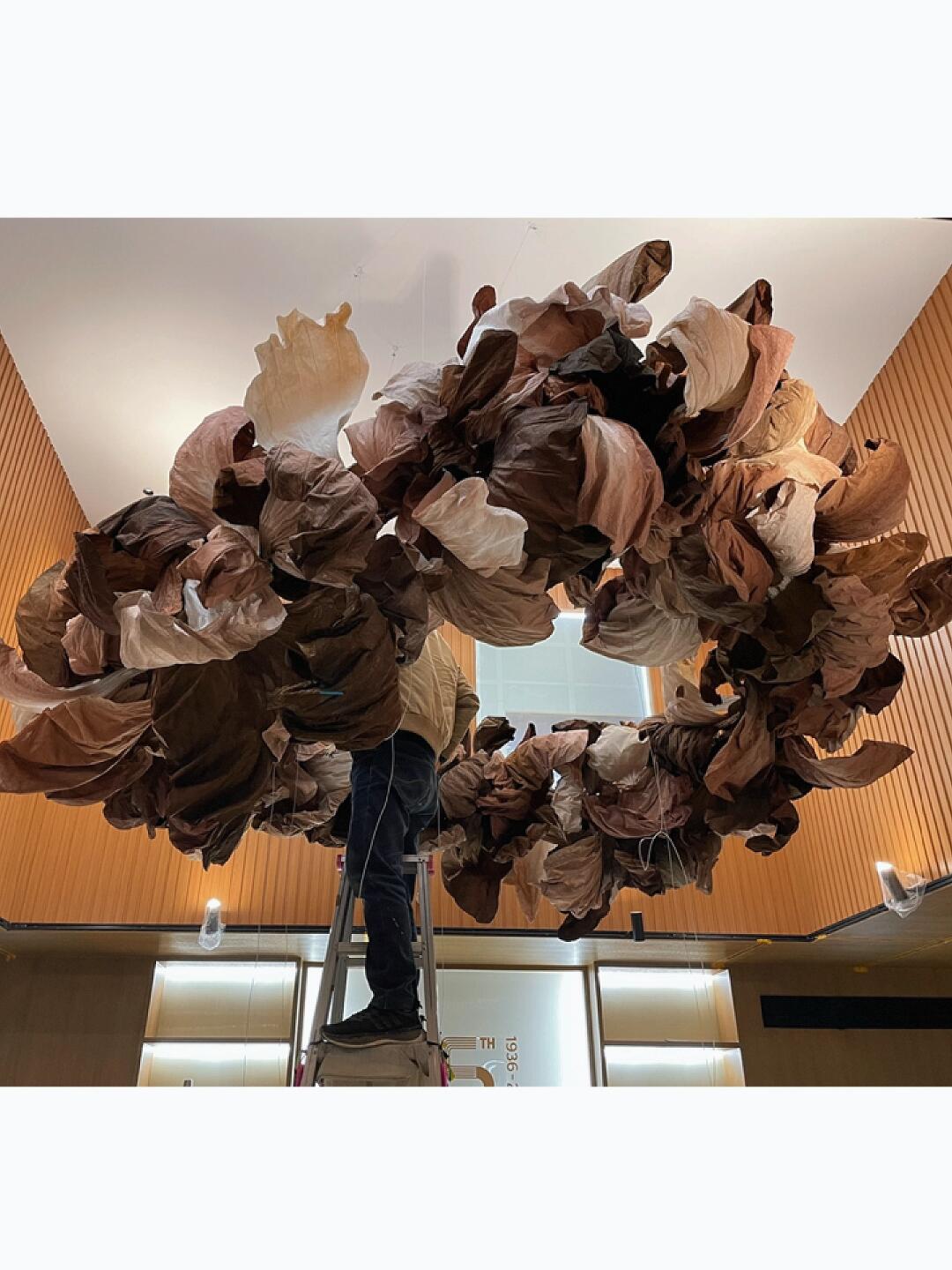 Small Stature, Immense Energy: My Journey in Large-Scale Installation Art| Installation art lostpeach