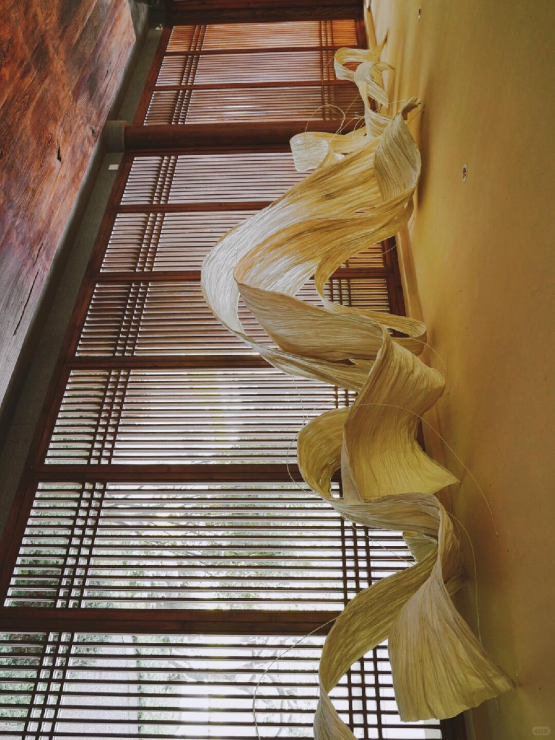 Intangible Cultural Heritage Dried Noodle Art Installation | Inverted Hills in Reflection| Installation art lostpeach