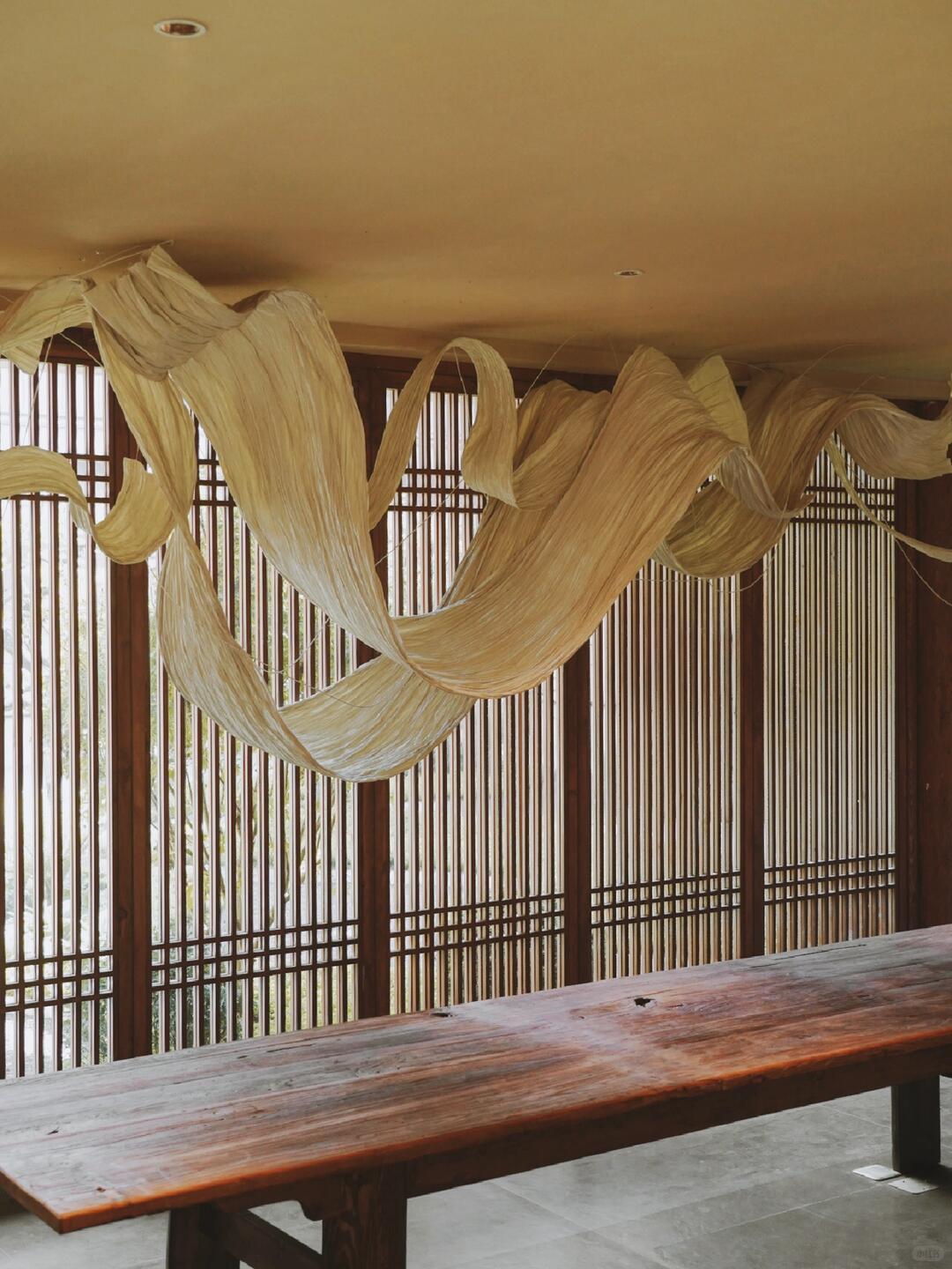 Intangible Cultural Heritage Dried Noodle Art Installation | Inverted Hills in Reflection| Installation art lostpeach