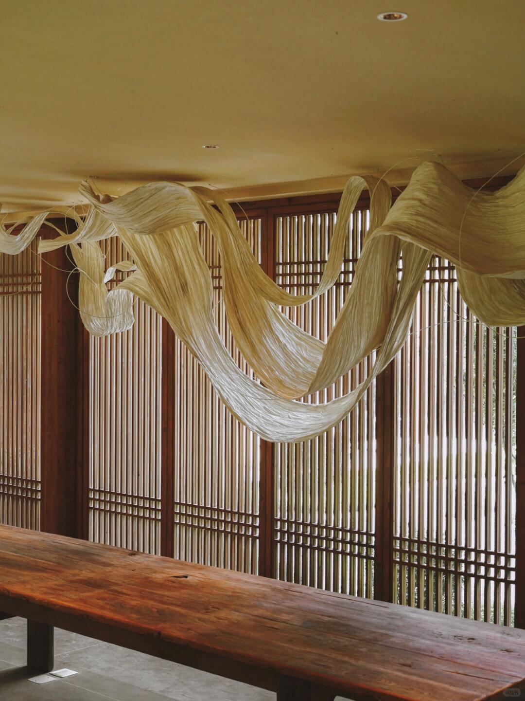 Intangible Cultural Heritage Dried Noodle Art Installation | Inverted Hills in Reflection| Installation art lostpeach