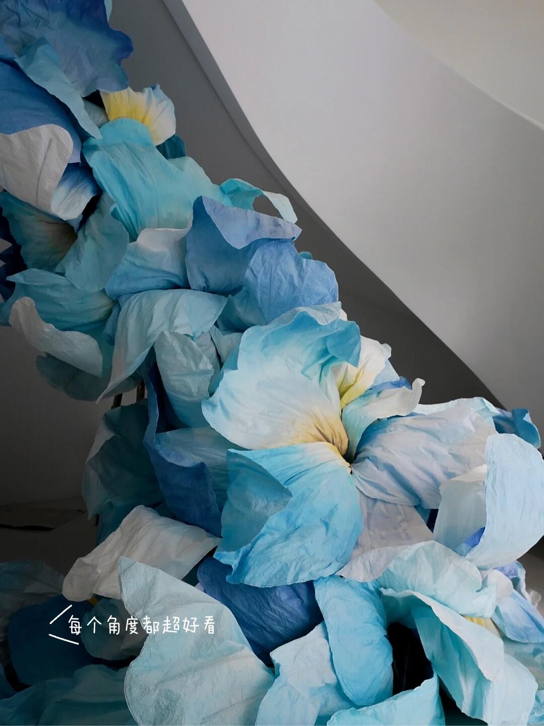 Art Installation | The Dance of Irises, Crisp Summer Hues| Installation art lostpeach