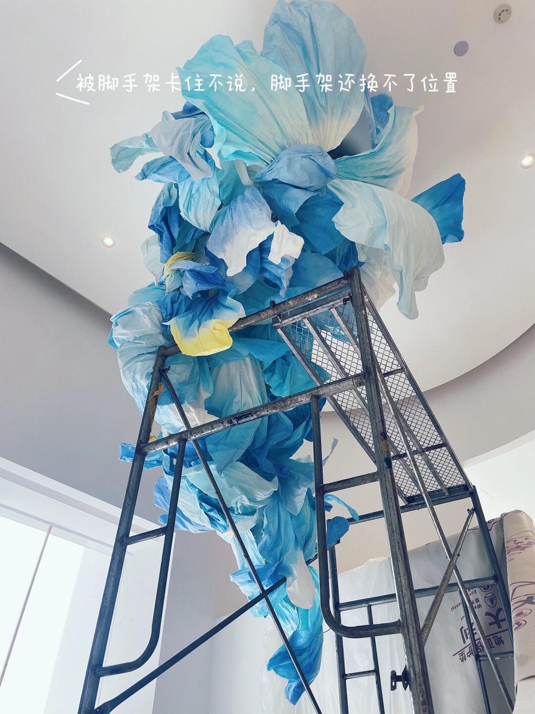 Art Installation | The Dance of Irises, Crisp Summer Hues| Installation art lostpeach