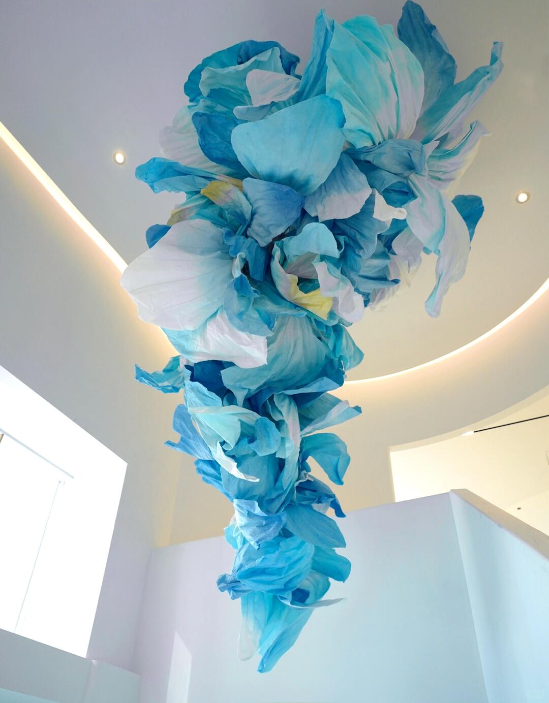 Art Installation | The Dance of Irises, Crisp Summer Hues| Installation art lostpeach