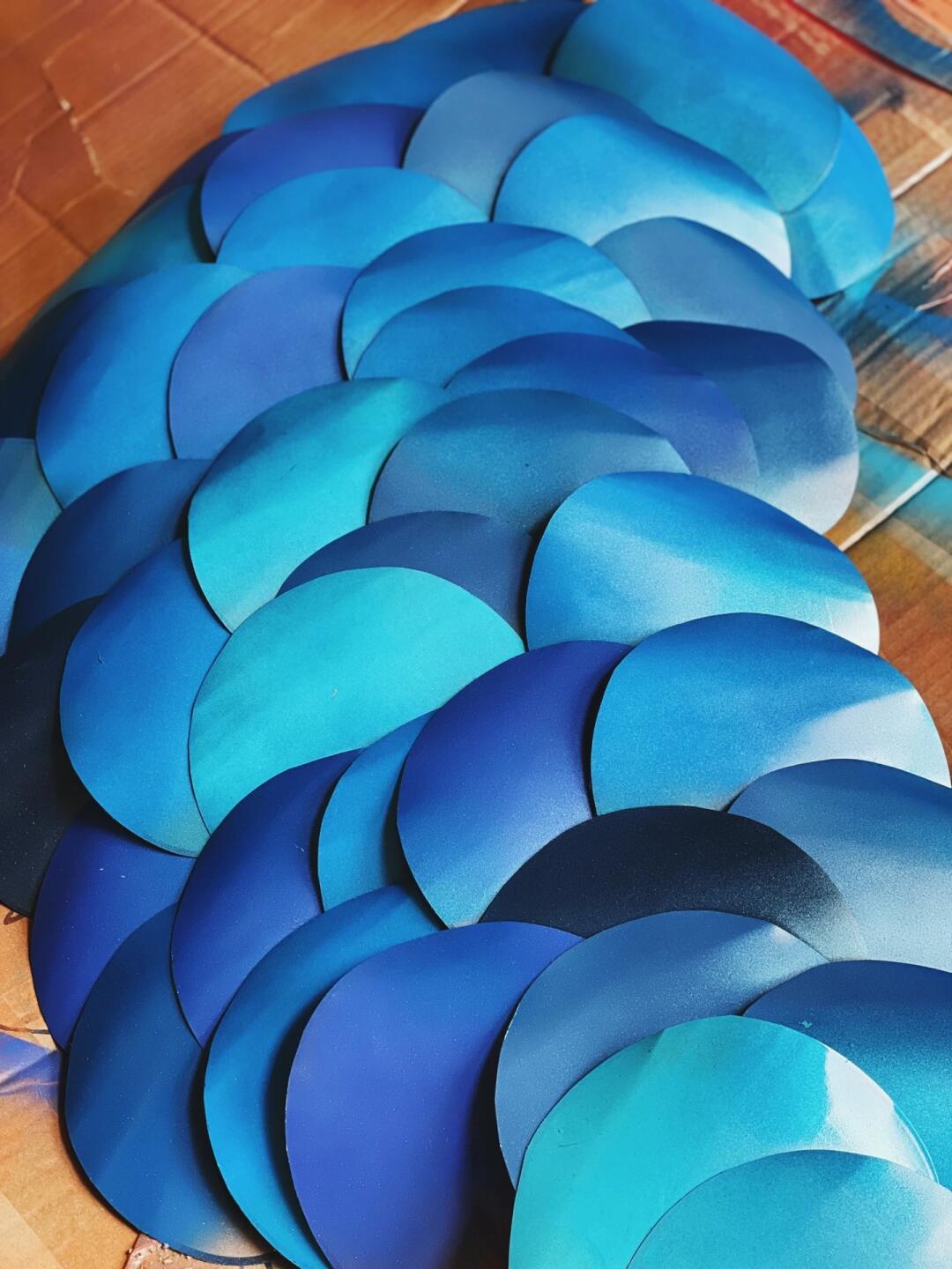 Making an Art Installation from Plastic Dog Fans | Upcycling at Its Finest| Installation art lostpeach
