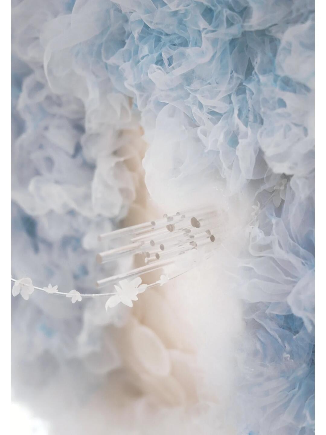 A Fluffy Ocean Planet | Fabric Manipulation Art Installation| Installation art lostpeach
