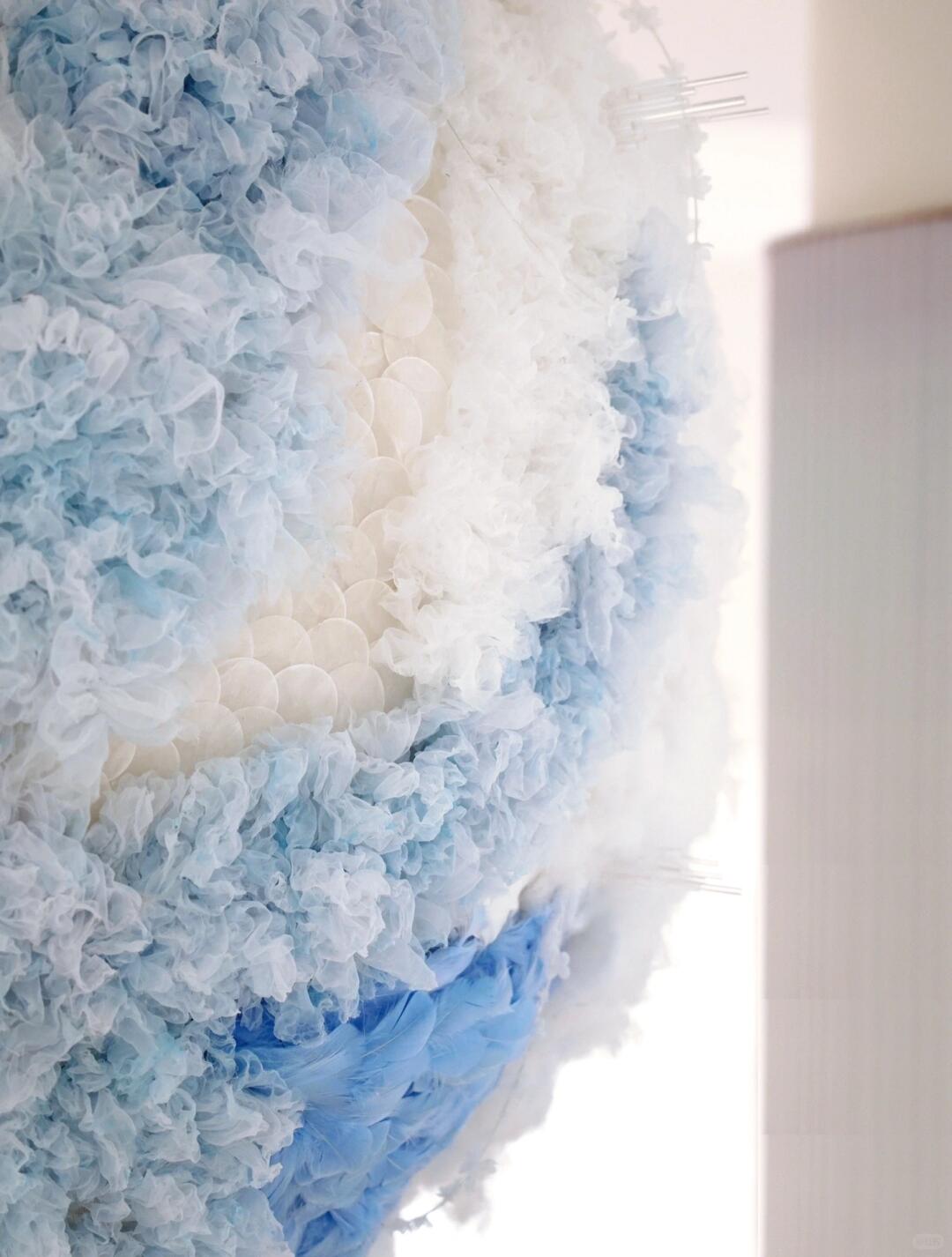 A Fluffy Ocean Planet | Fabric Manipulation Art Installation| Installation art lostpeach