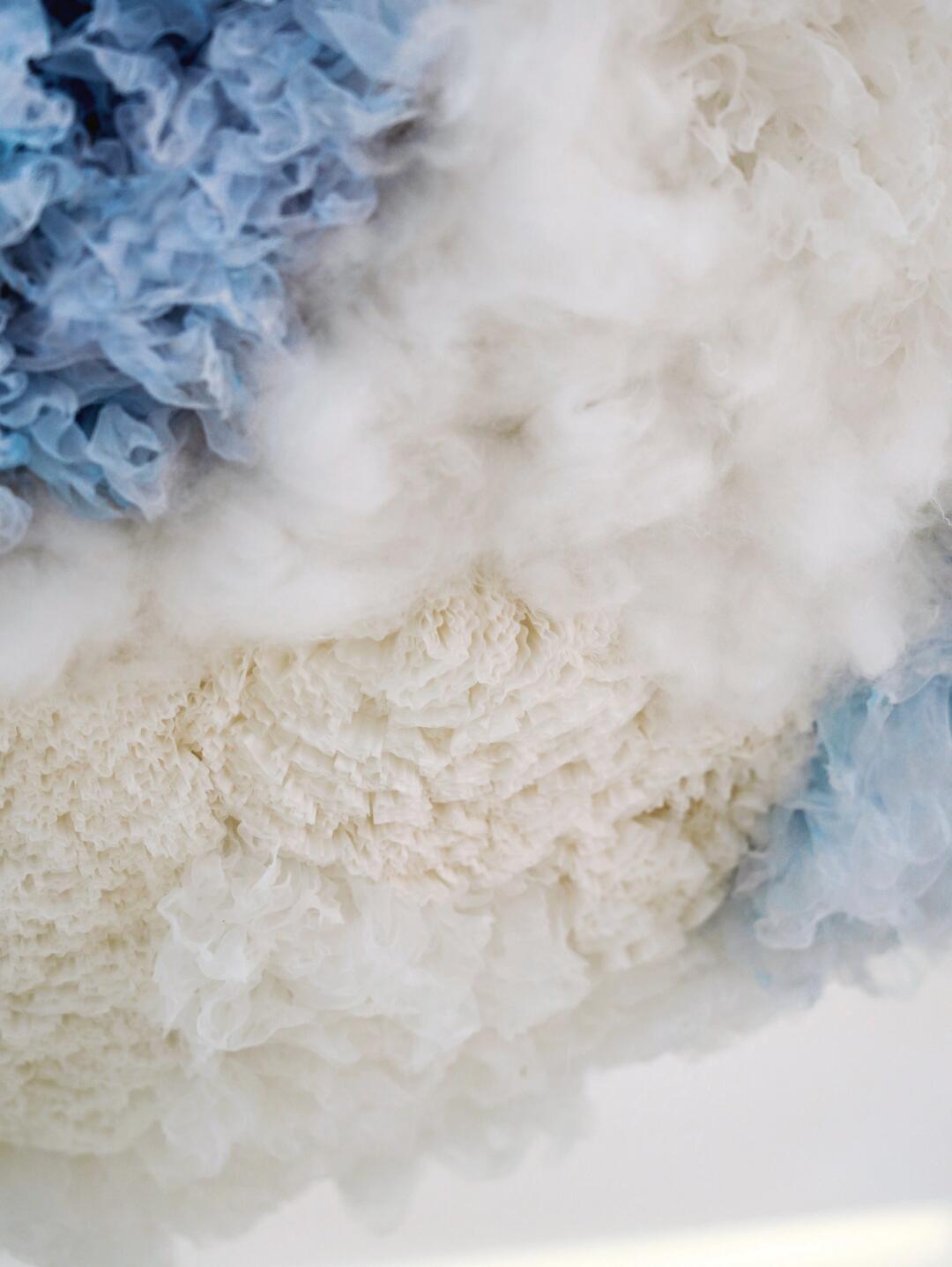 A Fluffy Ocean Planet | Fabric Manipulation Art Installation| Installation art lostpeach