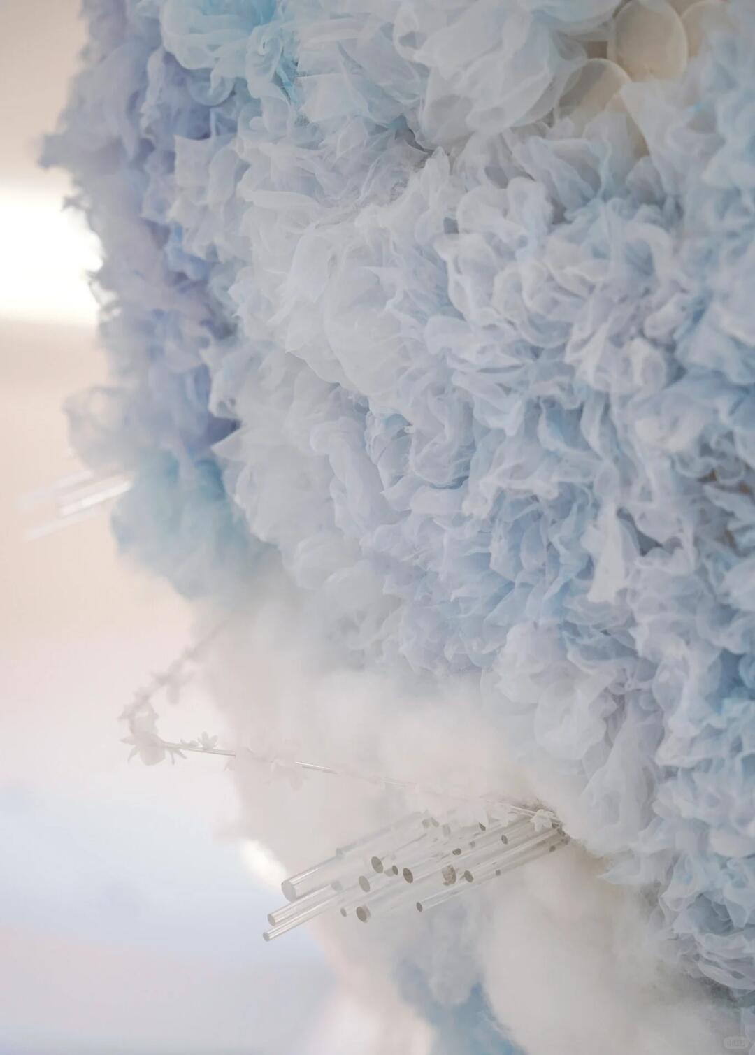 A Fluffy Ocean Planet | Fabric Manipulation Art Installation| Installation art lostpeach