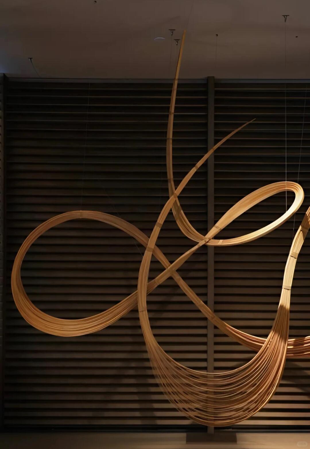 艺术审美,用竹线条勾勒山影 | 空间装置艺术 - 图片10