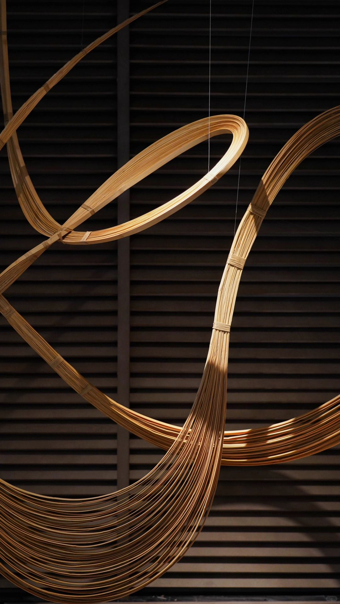 艺术审美,用竹线条勾勒山影 | 空间装置艺术 - 图片14