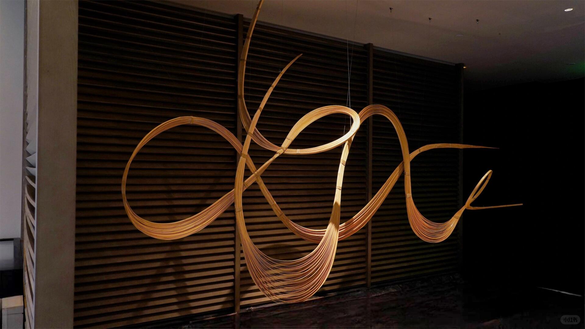 艺术审美,用竹线条勾勒山影 | 空间装置艺术 - 图片5