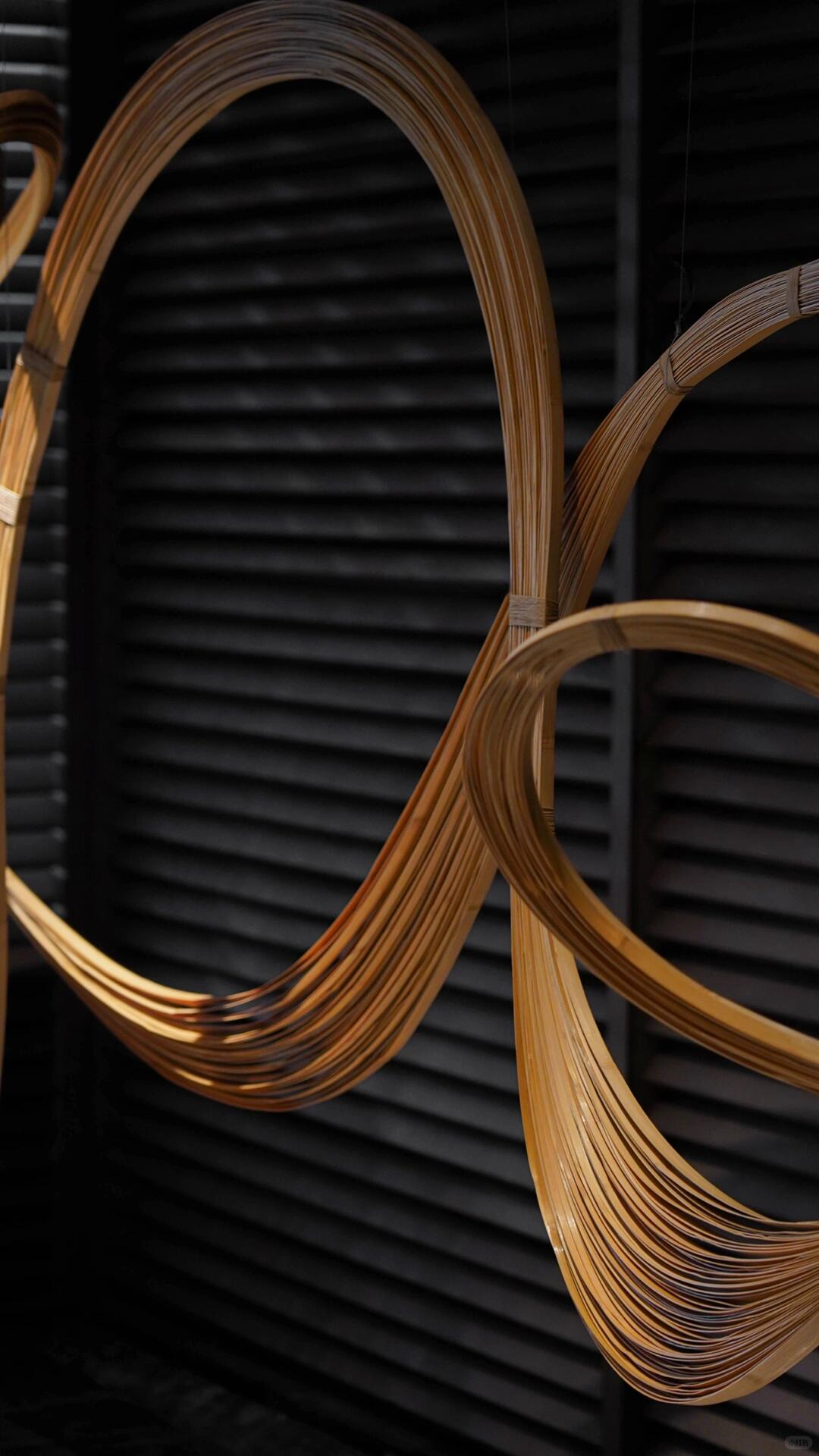 艺术审美,用竹线条勾勒山影 | 空间装置艺术 - 图片6