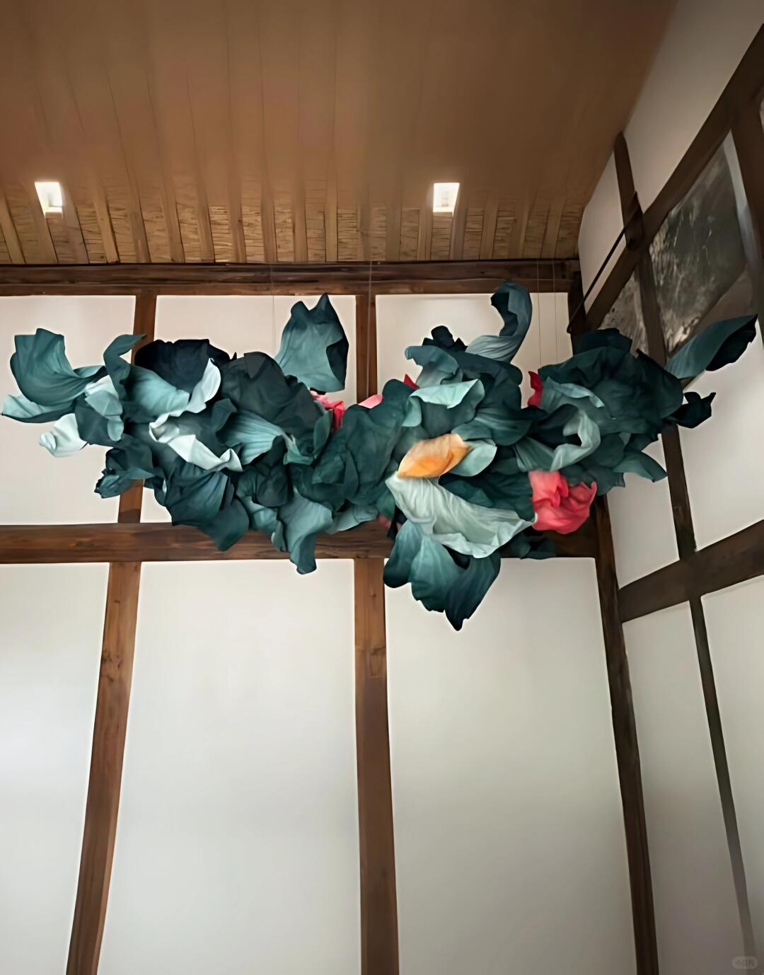 艺术装置创作 | 张大千荷叶图 - 图片5