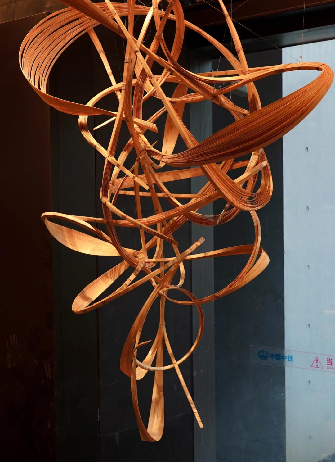 用竹书写禅意,风和雾的轨迹 | 酒店装置艺术 - 图片11