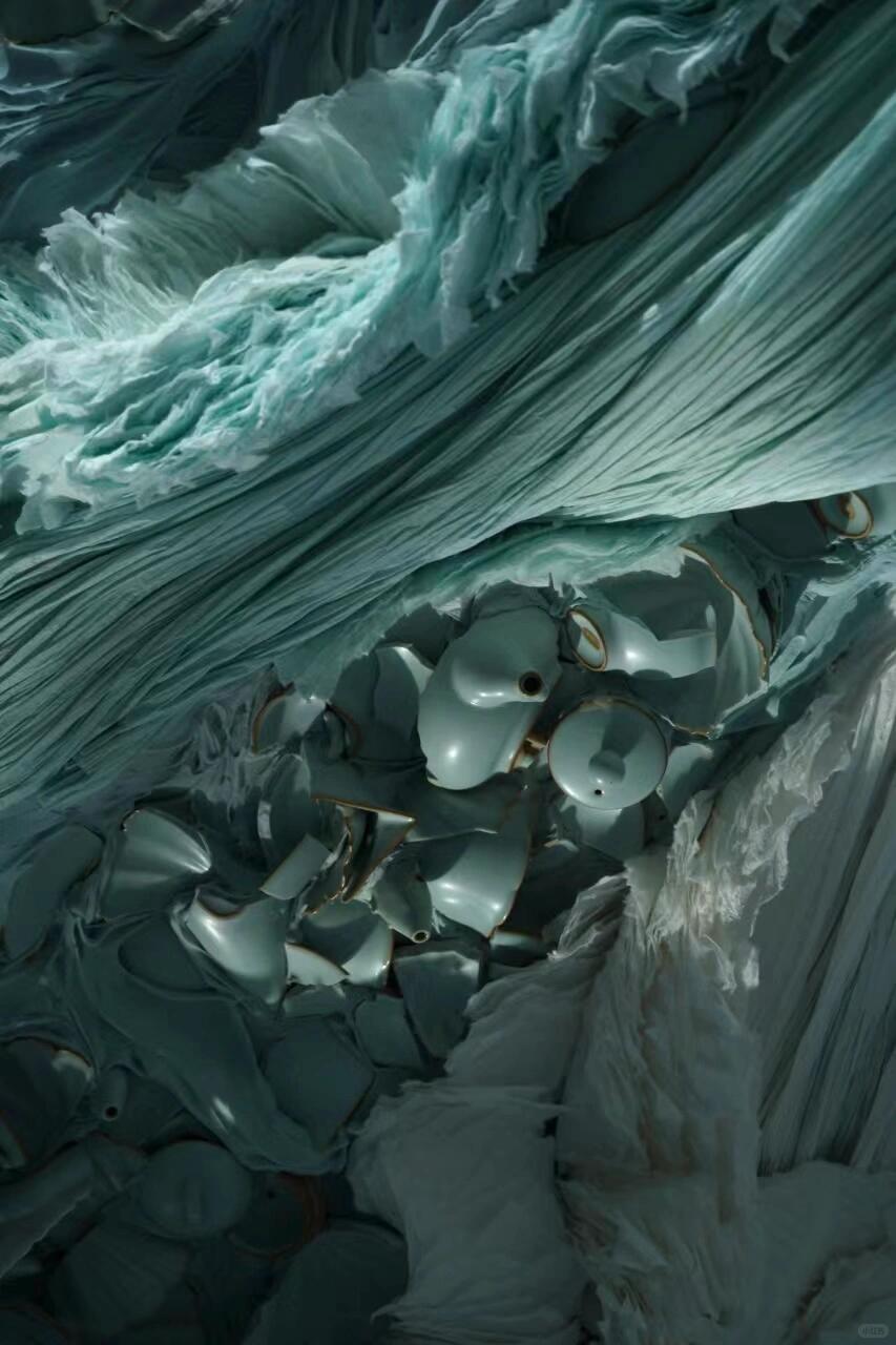 用千片碎汝瓷,刻画唯美宋代美学 | 装置艺术 - 图片20