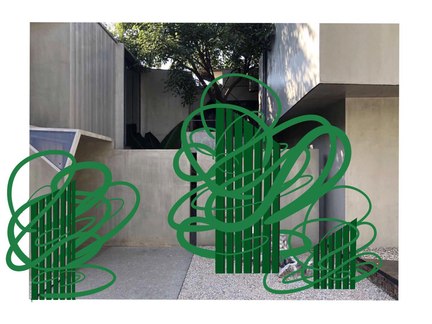 Guqin Studio Entrance Installation | Bamboo Art Installation| Installation art lostpeach