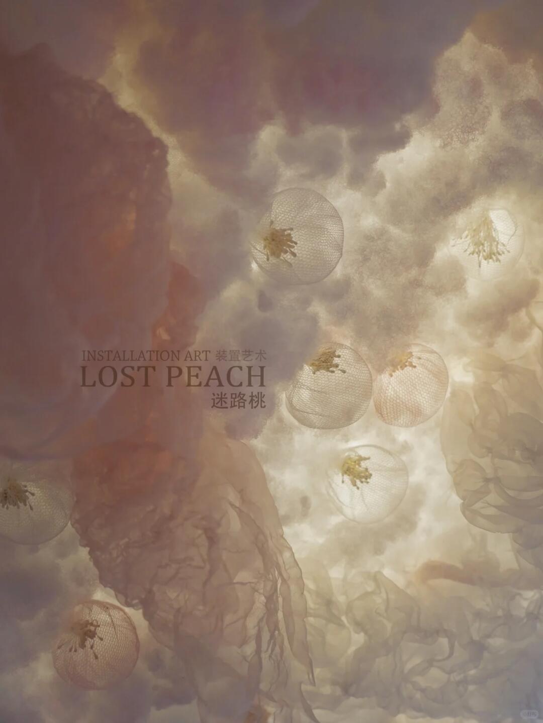 A Whimsical Cloud Photo‑Spot Art Installation, Soft & Girly Vibes| Installation art lostpeach