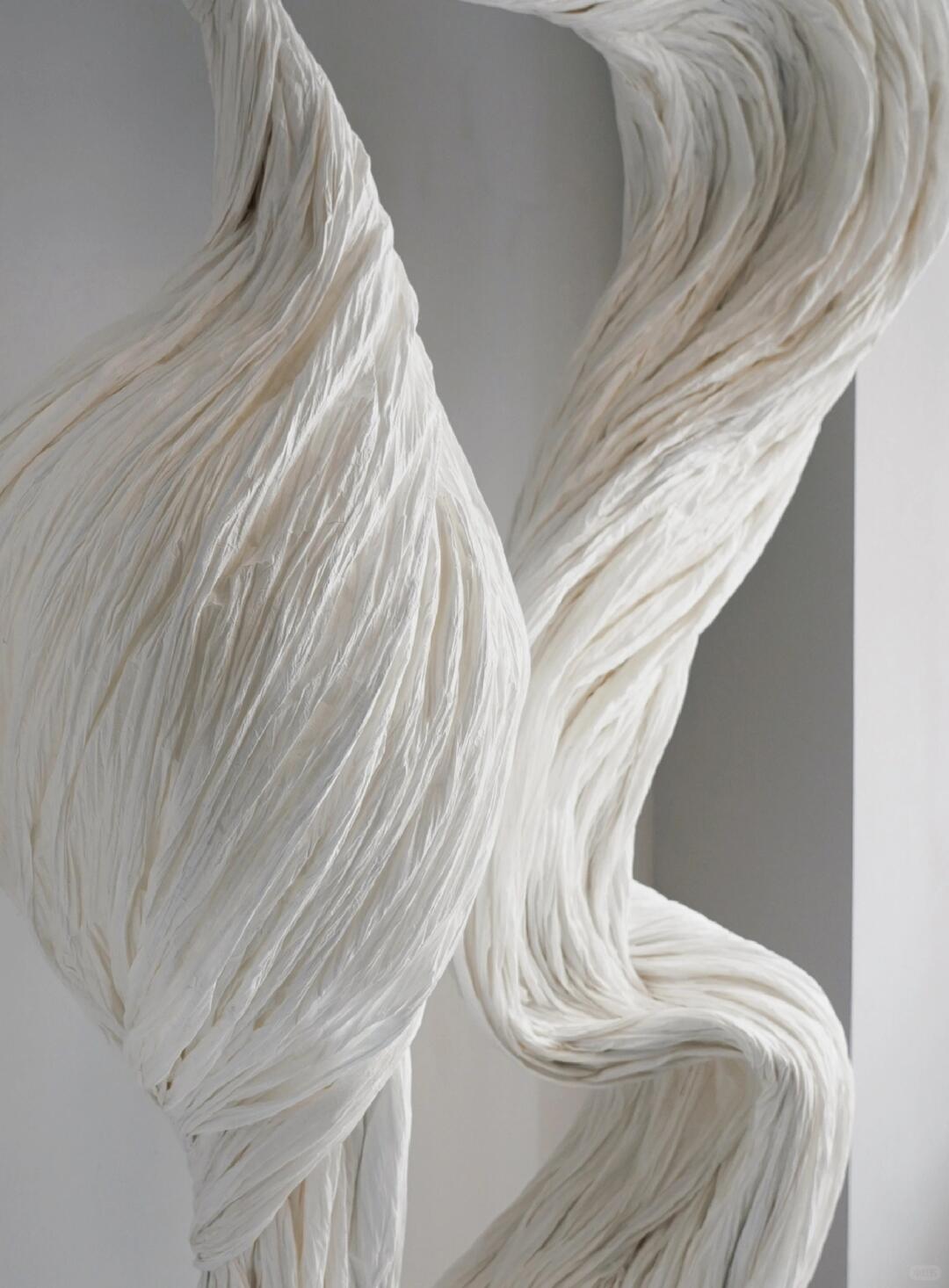 Simulating Sculptural Texture with Paper: My Artistic Exploration of Surface Texture| Installation art lostpeach