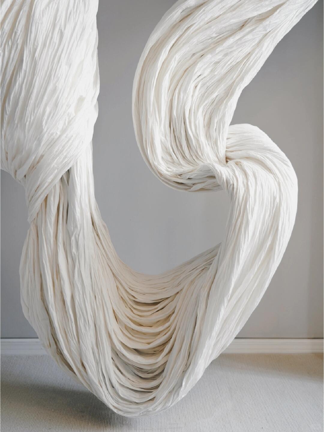 Simulating Sculptural Texture with Paper: My Artistic Exploration of Surface Texture| Installation art lostpeach