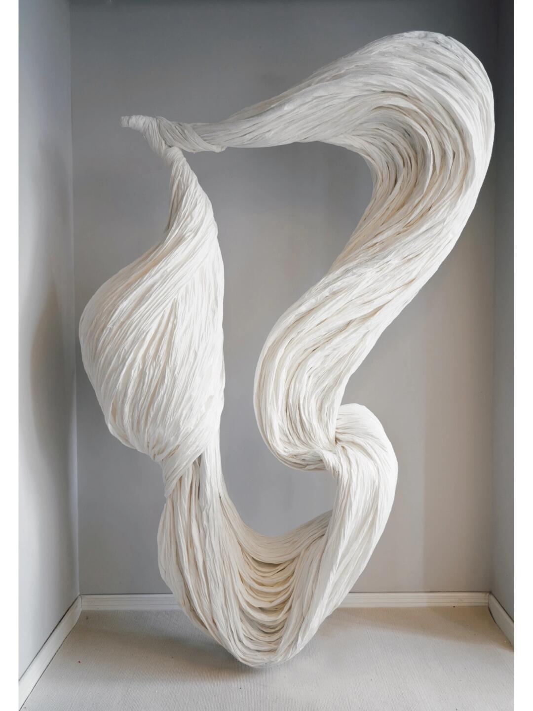 Simulating Sculptural Texture with Paper: My Artistic Exploration of Surface Texture| Installation art lostpeach