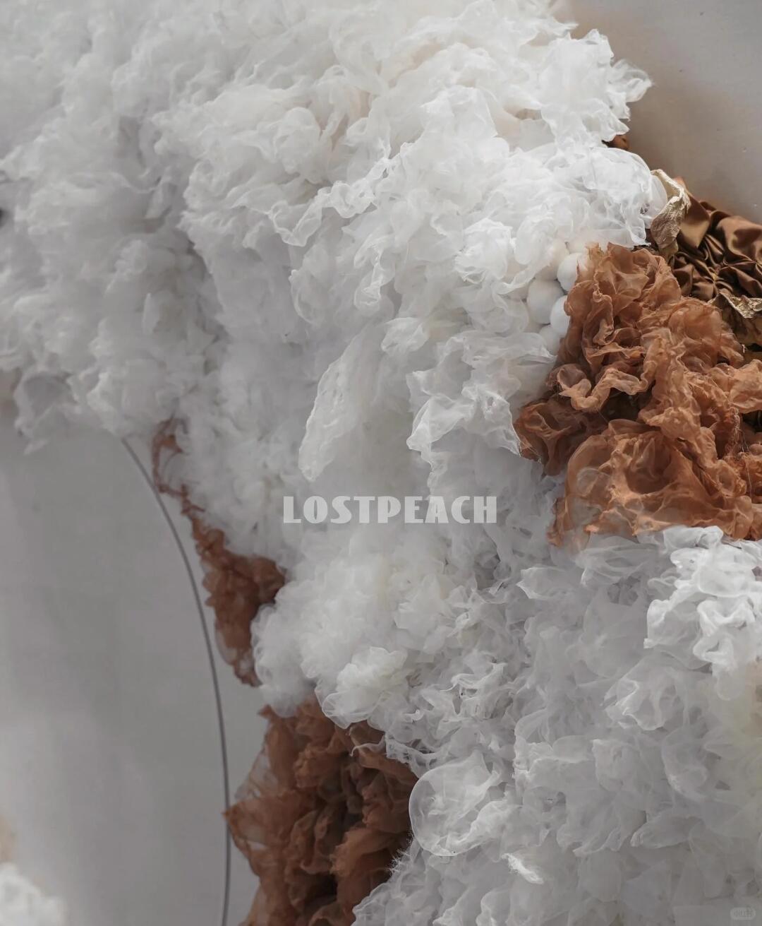 300 Meters of Fabric Manipulation Art Installation | Anniversary Celebrations Can Be Artistic Too| Installation art lostpeach