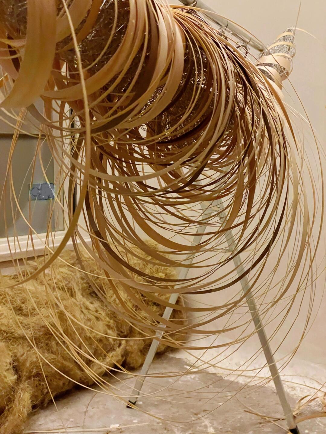 Trajectory | Stacking Installation Materials, the Natural Artistry of Bamboo Strips| Installation art lostpeach