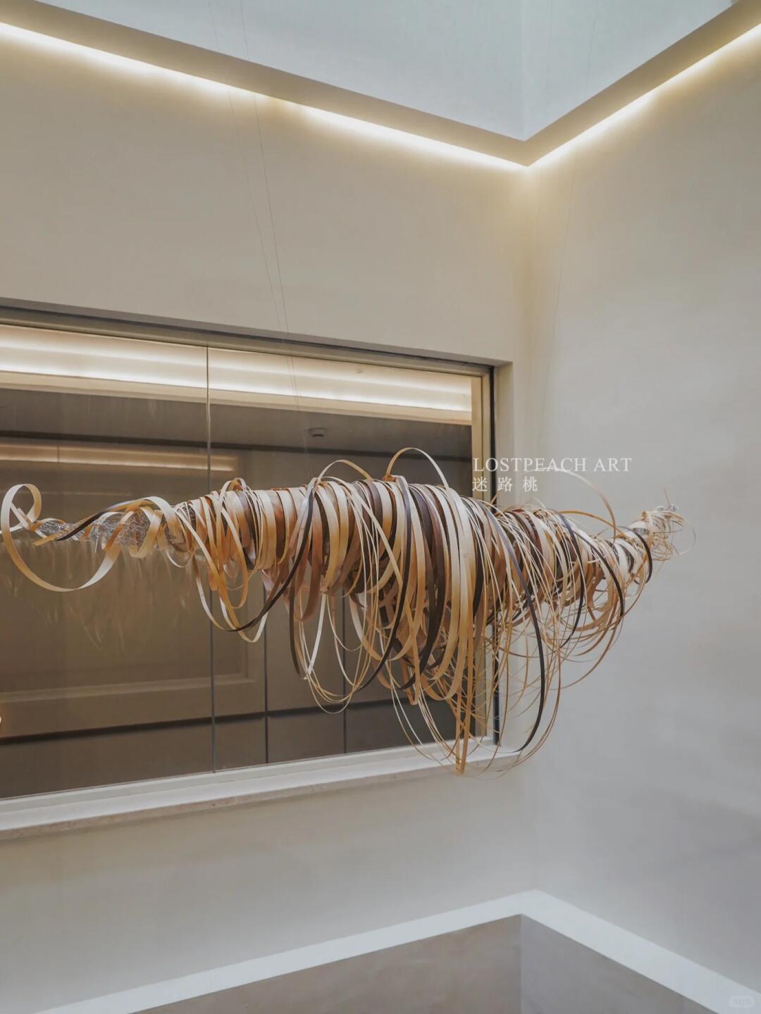 Trajectory | Stacking Installation Materials, the Natural Artistry of Bamboo Strips| Installation art lostpeach